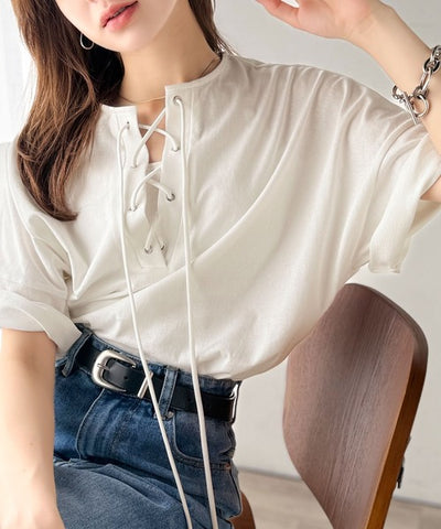 H163 オフホワイトM着用